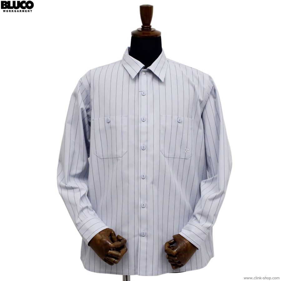 BLUCO ����������ɥ������� L/S -Stripe- (SAX) [161-11-119]