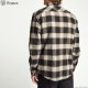 BRIXTON BOWERY L/S FLANNEL (BLACK/CREAM)