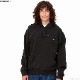 CARHARTT WIP HOODED HEART PATCH SWEATSHIRT (BLACK)