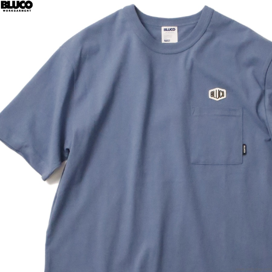 BLUCO POCKET TEE -Hex- (SLATE BLUE) [153-22-009]