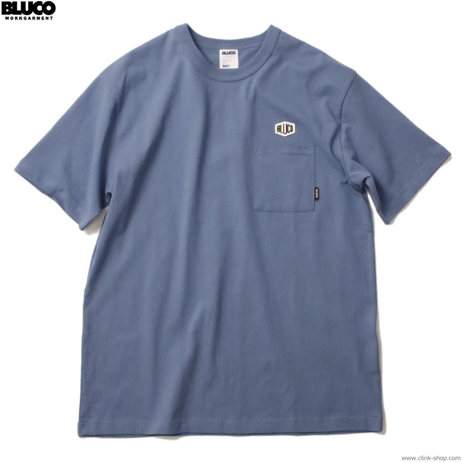 BLUCO POCKET TEE -Hex- (SLATE BLUE) [153-22-009]