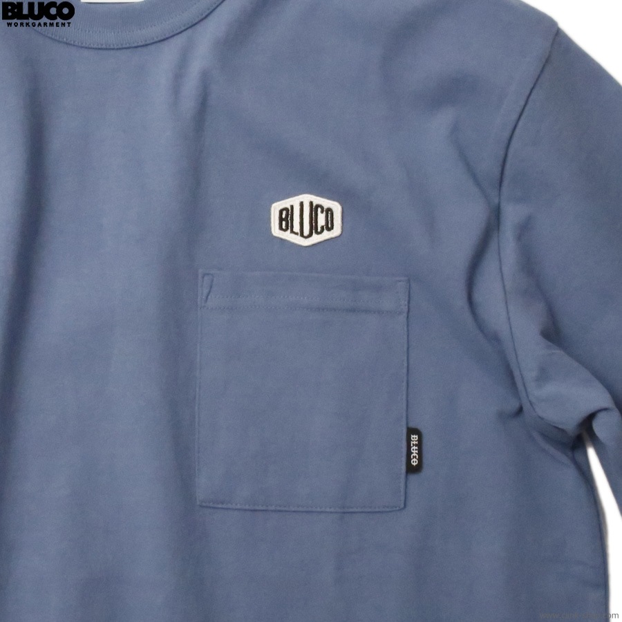 BLUCO POCKET TEE -Hex- (SLATE BLUE) [153-22-009]