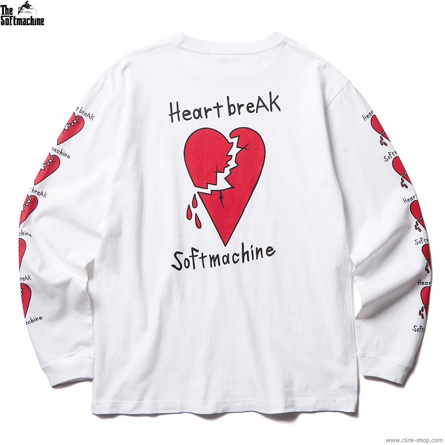 SALE 10OFF SOFTMACHINE HEARTBREAK L/S (WHITE)