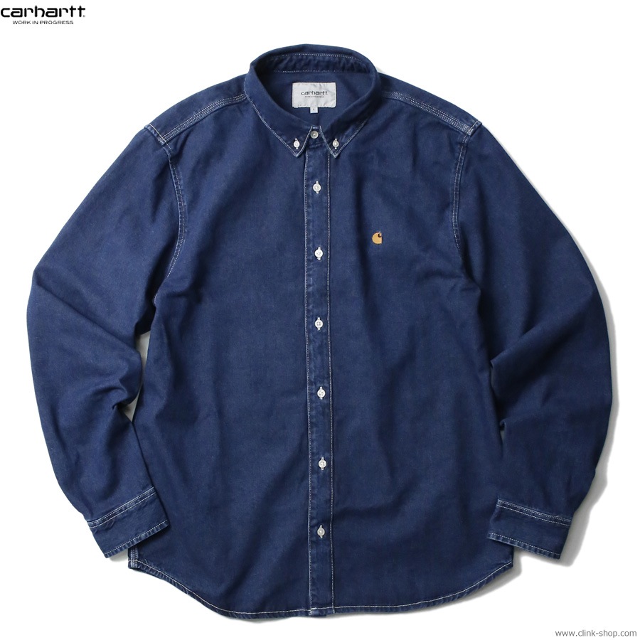CLINK｜CARHARTT WIP L/S WELDON SHIRT (BLUE STONE WASHED)｜東京