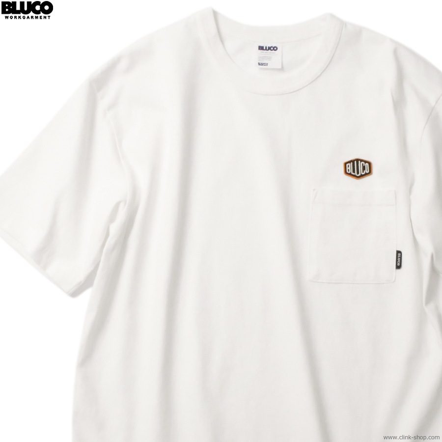 SALE 20��OFF BLUCO POCKET TEE -Hex- (WHITE) [153-22-009]
