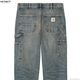 CARHARTT WIP SINGLE KNEE PANT (BLUEWORN USED WASH)