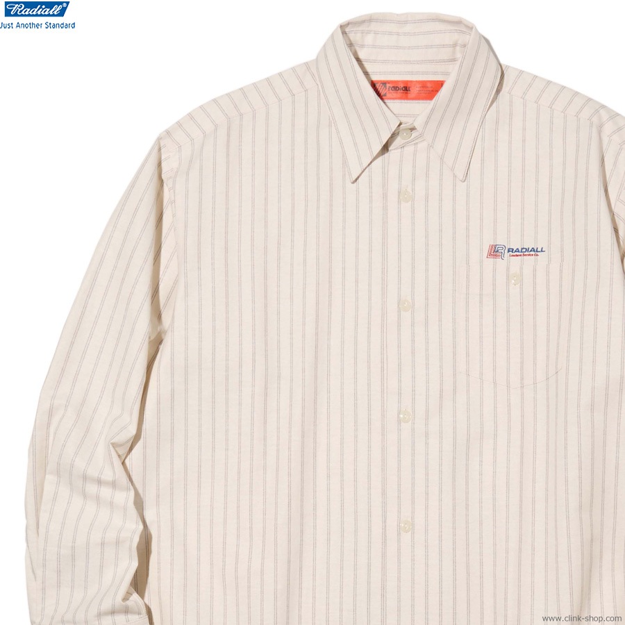 RADIALL Invicta - REGULAR COLLARED SHIRT L/S (OFF WHITE) [RAD-25AW-SH008]