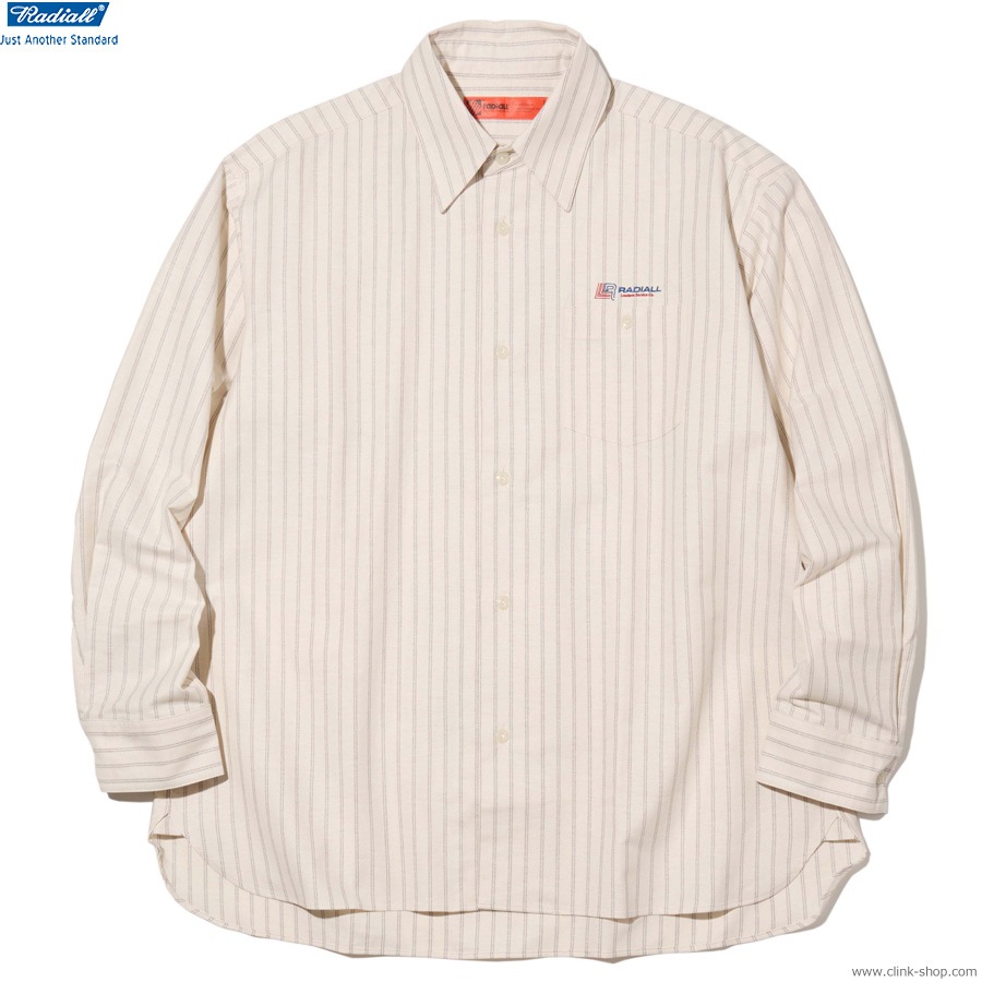 RADIALL Invicta - REGULAR COLLARED SHIRT L/S (OFF WHITE) [RAD-25AW-SH008]
