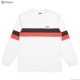 BRIXTON BROCKTON L/S STANDARD TEE (WHITE)