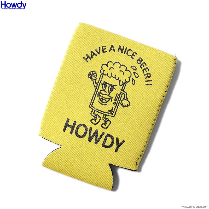 Howdy Beer Boy Koozie (YELLOW) [HWD2003-AC02]