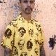 SOFTMACHINE SKULLS SHIRTS S/S (YELLOW)
