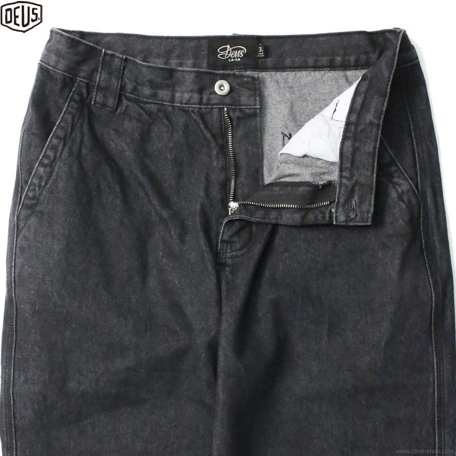 CLINK｜DEUS EX MACHINA SHAWN WORKWEAR JEAN (WASHED BLACK)｜東京