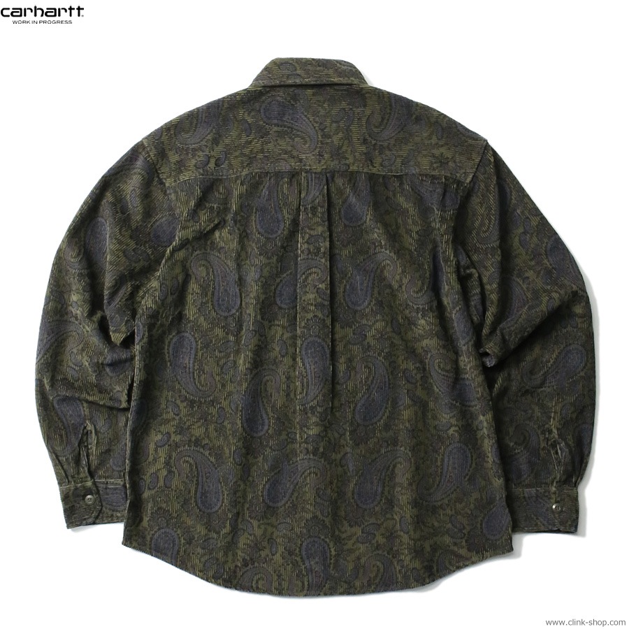 CLINK｜CARHARTT WIP L/S FLINT SHIRT (PAISLEY PRINT/PLANT