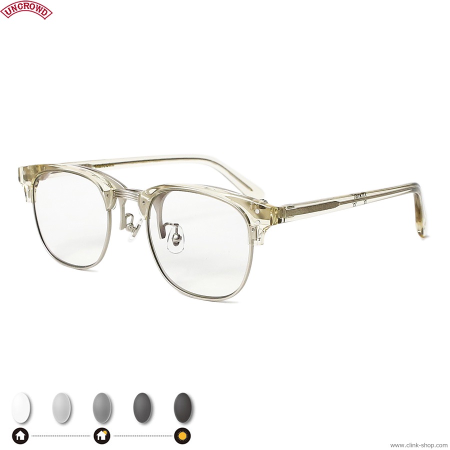 UNCROWD MALCOM ANTIQUE CLEAR-P.GRAY調光レンズ Model-MALCOM -Photochromic- (BALLISTICS×UNCROWD) – BLUCO. INC