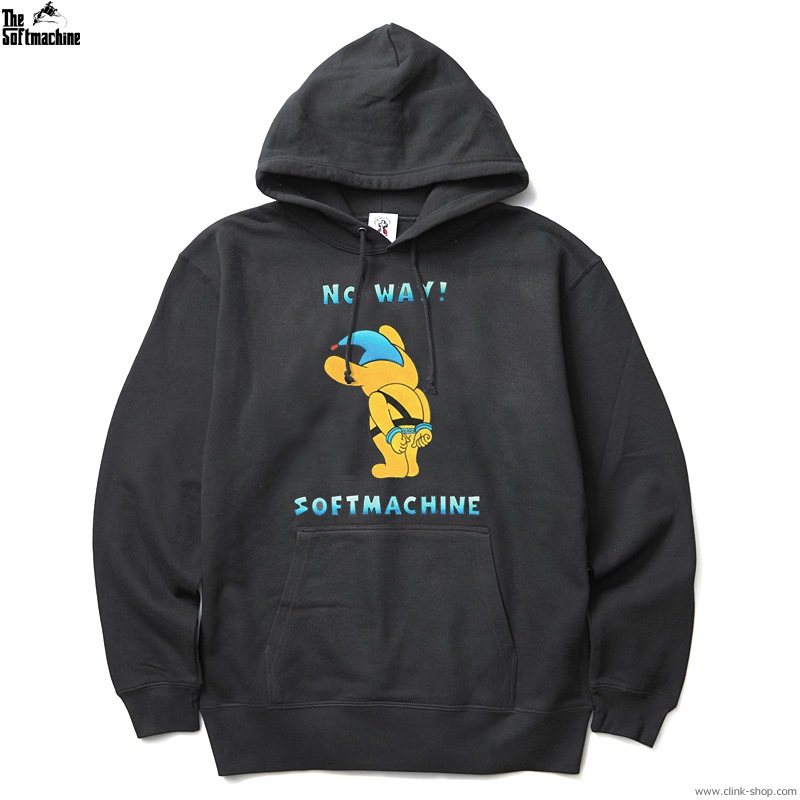 SOFTMACHINE NO WAY HOODED (BLACK) [CLINK EXCLUSIVE REPRODUCTION]