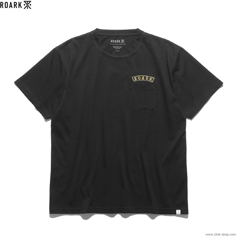 ROARK ��MEDIEVAL�� 9.3oz H/W POCKET TEE (BLACK)