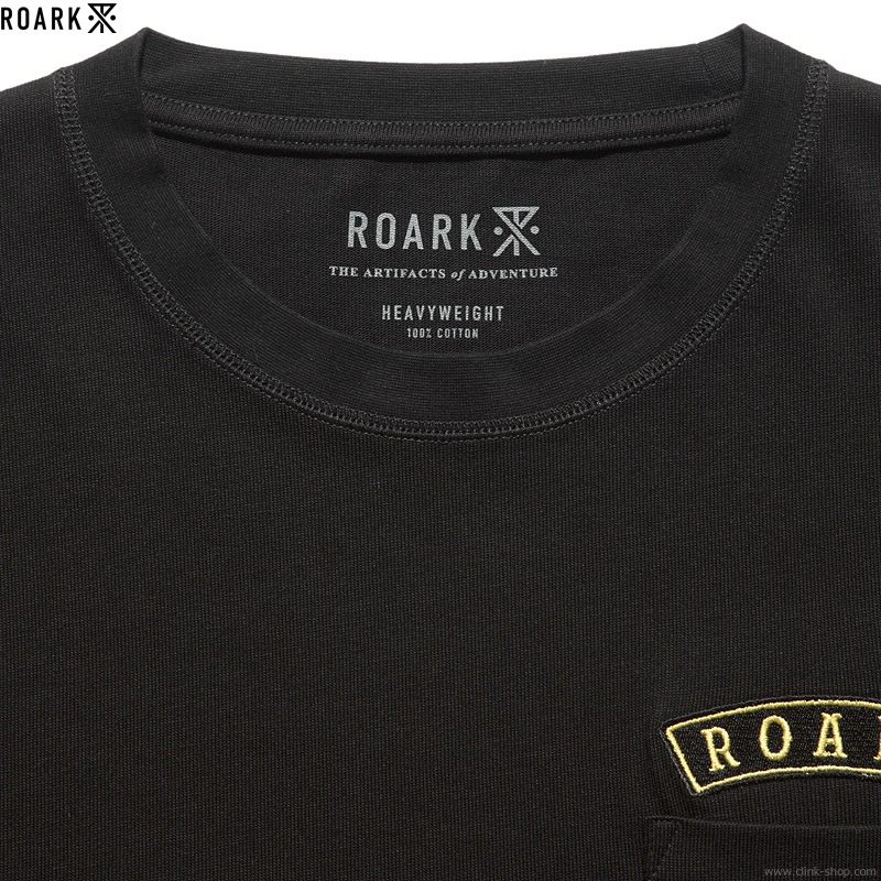 ROARK ��MEDIEVAL�� 9.3oz H/W POCKET TEE (BLACK)