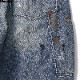 LIBERAIDERS REPAIRED DENIM SARROUEL PANTS (INDIGO) #71703