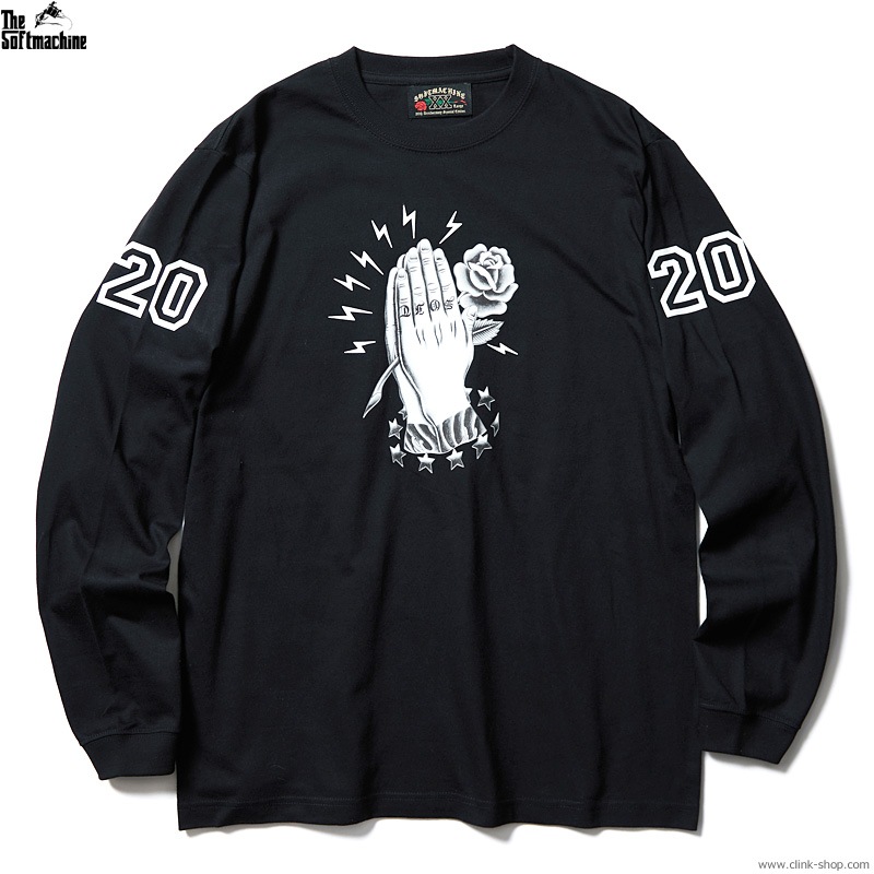 トップス SOFTMACHINE BLOODY ROSE L/S T-SHIRTS SOFTMACHINE BLOODY ROSE L/S T-SHIRTS
