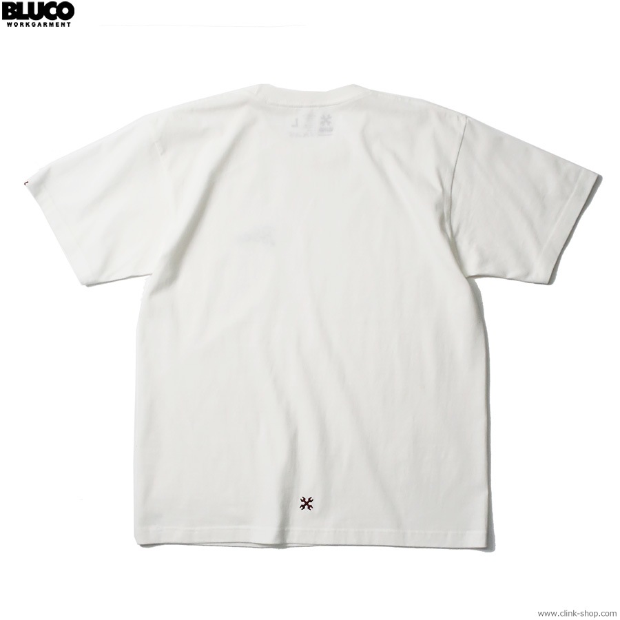 BLUCO EMBROIDERY TEE (WHITE) [1205-3A09]