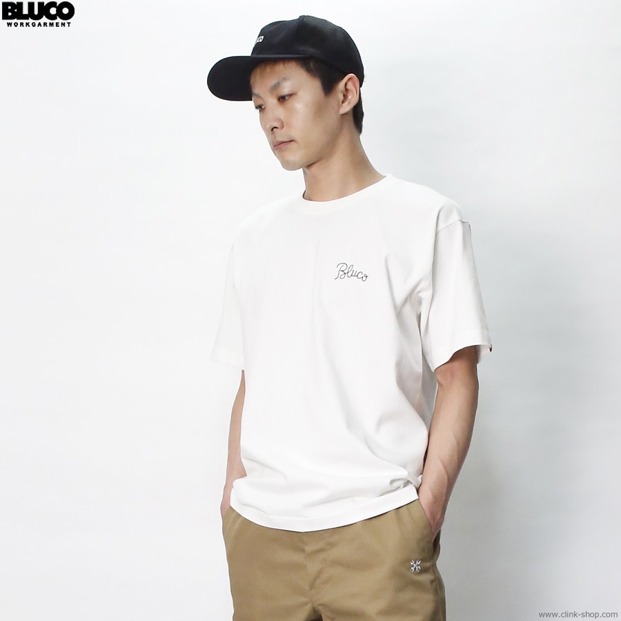 BLUCO EMBROIDERY TEE (WHITE) [1205-3A09]