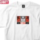 OBEY BASIC TEE "OBEY 3 FACES 30YEARS" (WHITE)