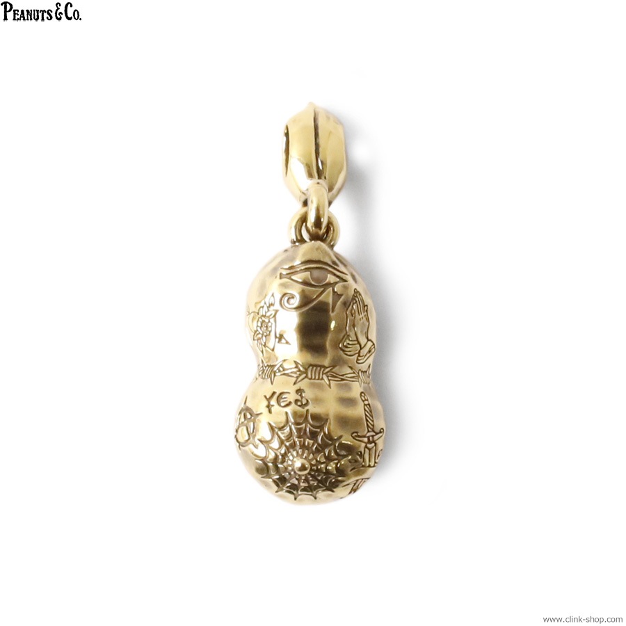 PEANUTS & CO. MEDIUM BERO TATOO PEANUTS SLIDE-TYPE (BRASS��COPPER)