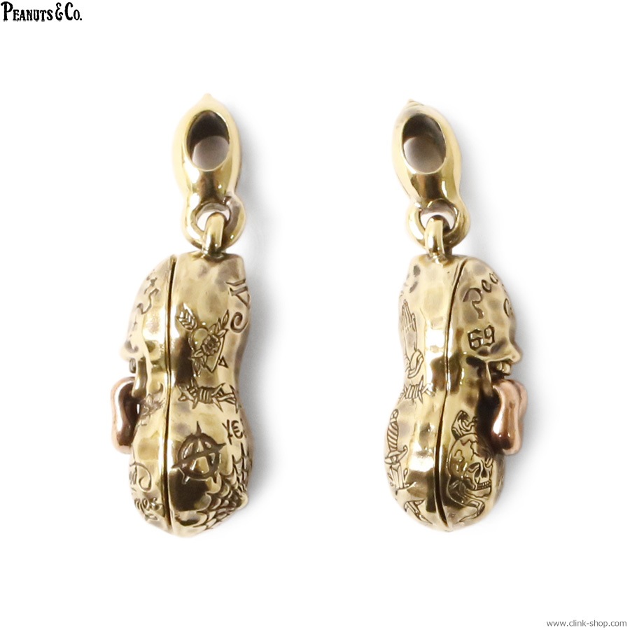 PEANUTS & CO. MEDIUM BERO TATOO PEANUTS SLIDE-TYPE (BRASS��COPPER)