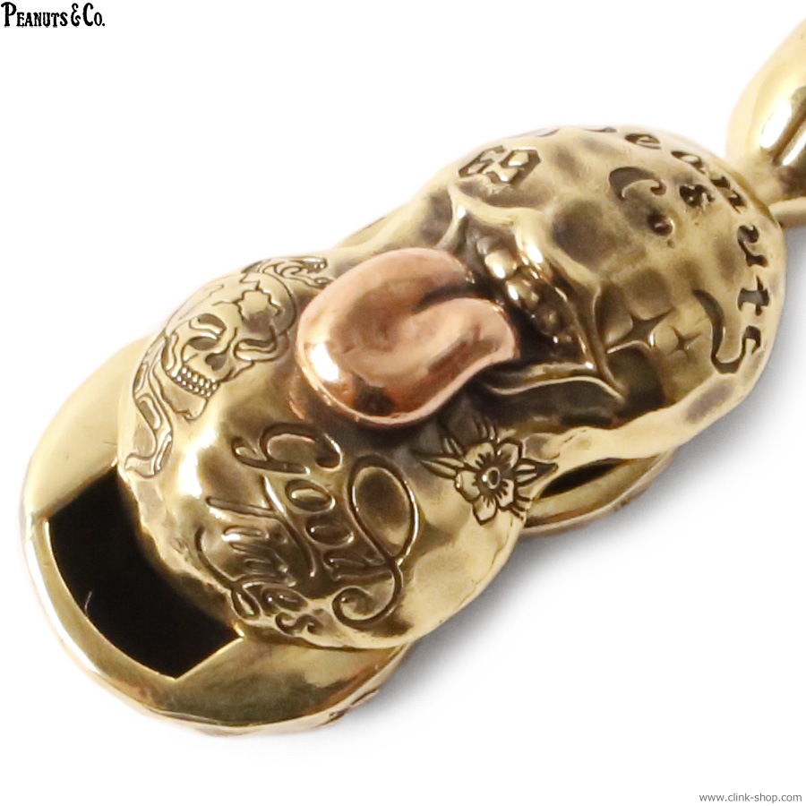 PEANUTS & CO. MEDIUM BERO TATOO PEANUTS SLIDE-TYPE (BRASS��COPPER)