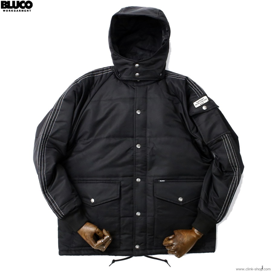 BLUCO HOODED RACING JACKET (BLACK) [157-31-021]