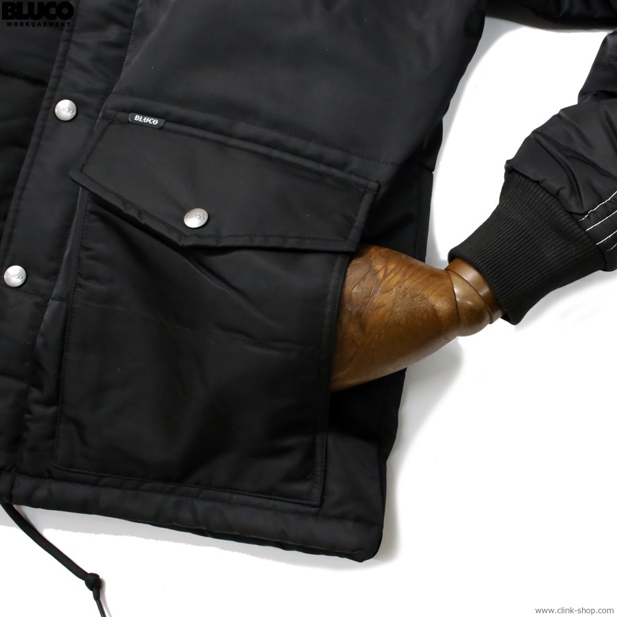 BLUCO HOODED RACING JACKET (BLACK) [157-31-021]