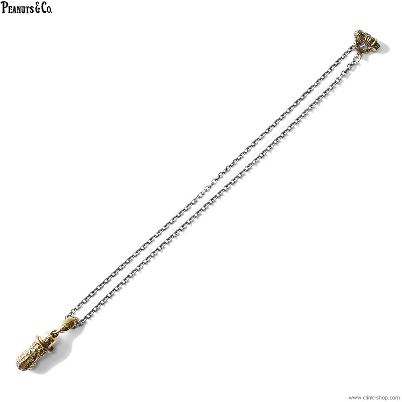 CLINK｜PEANUTS & CO. LARGE PEANUTS TOP + NECKLACE (BRASS