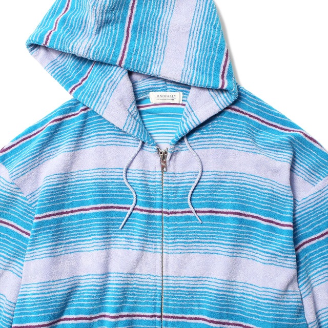 RADIALL CACTUS - HOODIE SWEATSHIRT L/S (BLUE)