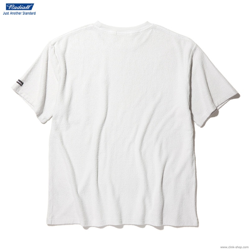 RADIALL BAJA - CREW NECK POCKET T-SHIRT S/S (SNOW WHITE)