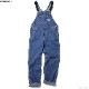 CARHARTT WIP BIB OVERALL (BLUE STONE WASHED)