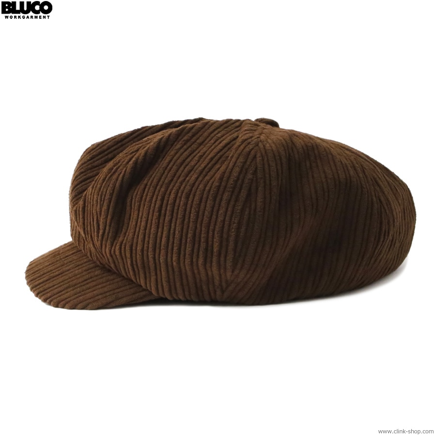 SALE 20��OFF BLUCO CORDUROY NEWSBOY CAP (BROWN) [155-61-039]