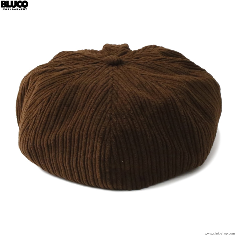 SALE 20��OFF BLUCO CORDUROY NEWSBOY CAP (BROWN) [155-61-039]