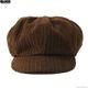 SALE 20��OFF BLUCO CORDUROY NEWSBOY CAP (BROWN) [155-61-039]