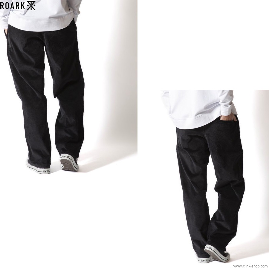ROARK REVIVAL TRAVEL PANT CORDUROY - RELAX (BLACK)