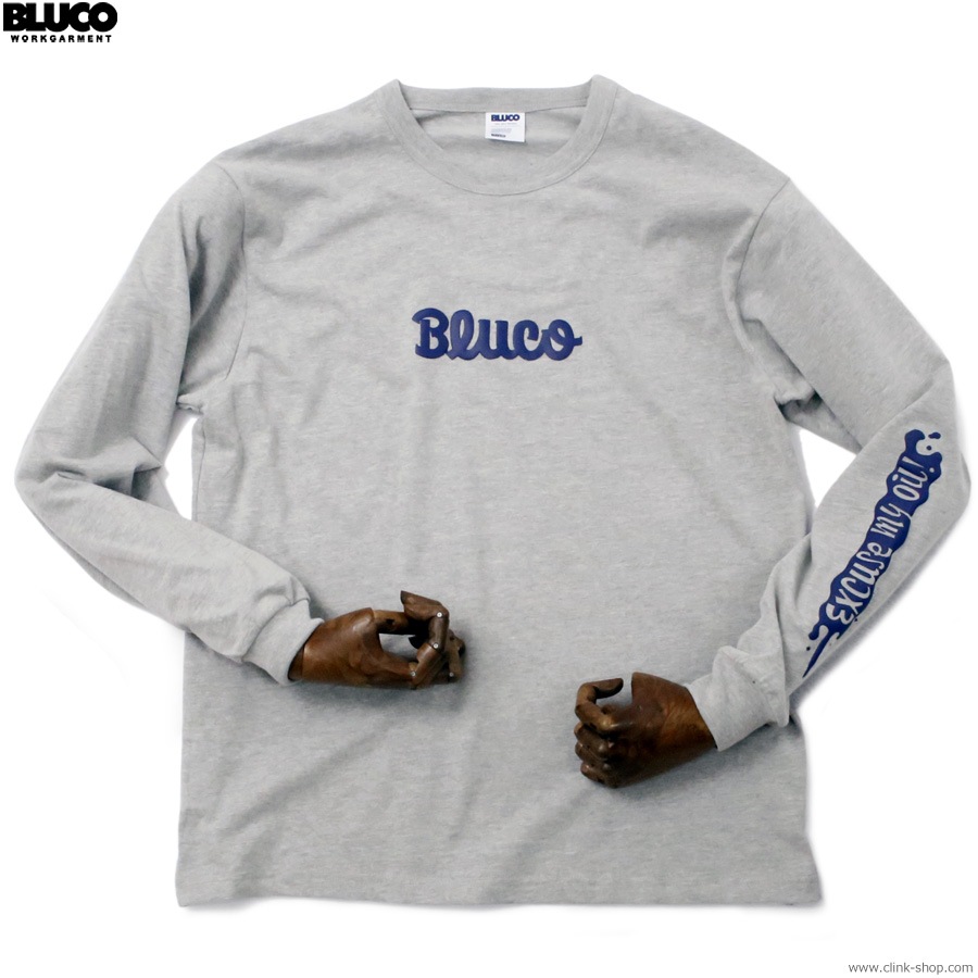 BLUCO �ɥ饤���åȥ� T����� L/S - Artwork by JACK-O�� ART WORKS - (H.GRAY) [161-12-024]
