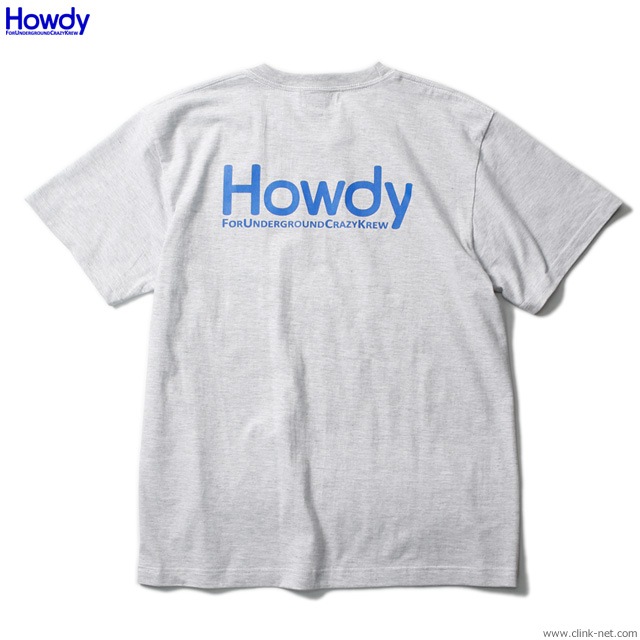 Howdy Color Pocket T (GRAY) [HWD1901-TE01]