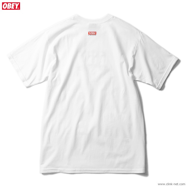 OBEY BASIC TEE "OBEY ICON FACES 30YEARS" (WHITE)