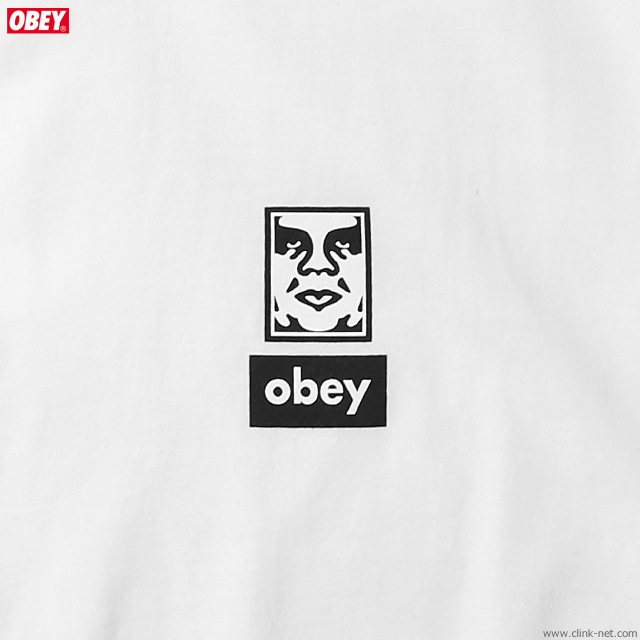 OBEY BASIC TEE "OBEY ICON FACES 30YEARS" (WHITE)