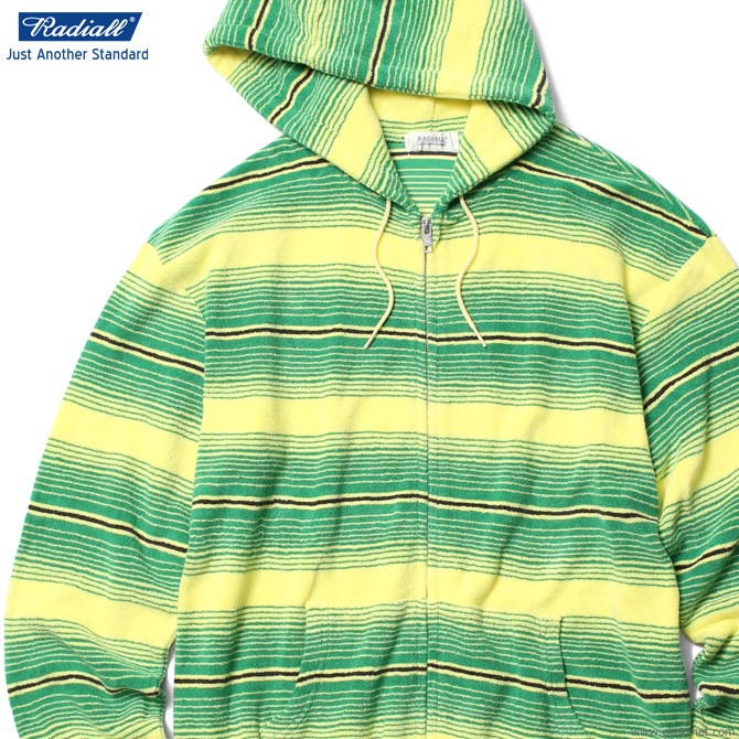 RADIALL CACTUS - HOODIE SWEATSHIRT L/S (GREEN)