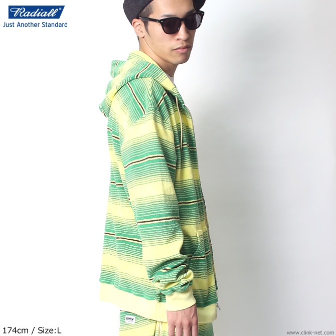 RADIALL CACTUS - HOODIE SWEATSHIRT L/S (GREEN)