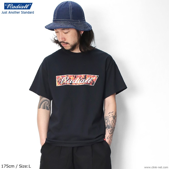RADIALL FLAME - CREW NECK T-SHIRT S/S (BLACK)