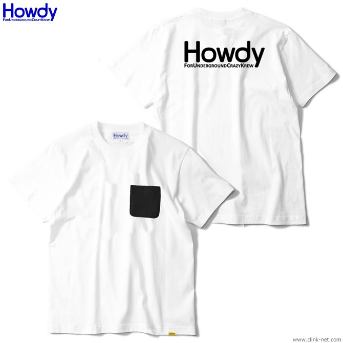 Howdy Color Pocket T (WHITE) [HWD1901-TE01]