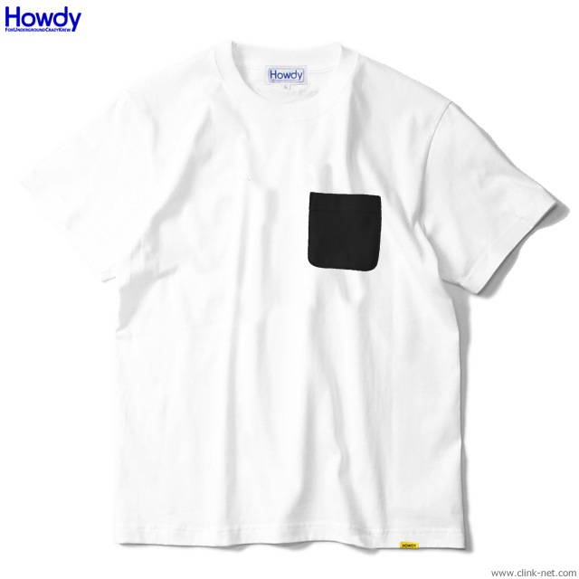 Howdy Color Pocket T (WHITE) [HWD1901-TE01]
