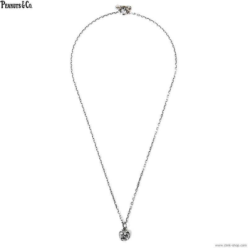 PEANUTS & CO. SMALL BULL IN DIAMOND + NECKLACE (SILVER)