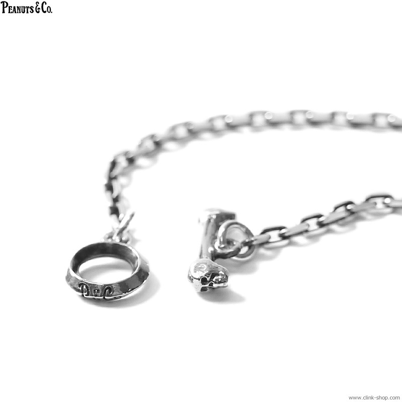 PEANUTS & CO. SMALL BULL IN DIAMOND + NECKLACE (SILVER)